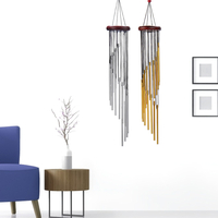 Décorations intérieures et extérieures de carillon de vent de tube en métal