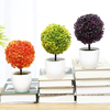 Décorations pour la maison de table de fête de mariage en pot de fleur artificielle de 6 couleurs