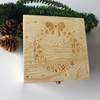 DécorationsDeNoëlEVEBOXBoîte À Cadeaux De Noël En Bois Sculpté Boîte De Noel Créative Choc