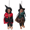 Décorations dHalloween Accessoires De Sorcière Yeux Lumineux Rire Contrôle Du Son