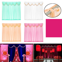 Décor de fond de rideaux de fond de fête de mariage