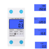 DDS528L LCD Compteur dénergie à affichage numérique 230Vca 50Hz Moniteur monophasé daffichage rétro-éclairé Wa