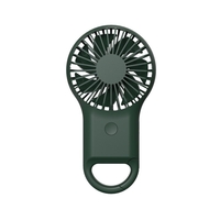 De poche Colorful LED Ventilateur Mini Ventilateur Mousqueton 3 Vitesses Refroidissement Dété USB Rechargeable Vent
