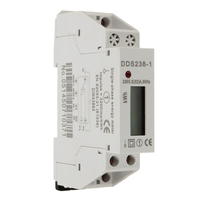 De type rail 230v dds238-1 type électronique affichage lcd mini compteur d