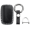 De voiture En Fiber De Carbone De Couleur De Silicone À Distance Intelligente Key Case Fob Pour Jaguar Land Rover Gamme