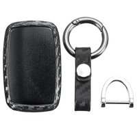 De voiture En Fiber De Carbone De Couleur De Silicone À Distance Intelligente Key Case Fob Pour Jaguar Land Rover Gamme