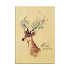 Deer Poster Un style Papier kraft Wall Poster DIY Wall Art 21 pouces X 14 pouces