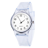 Deffrun Montre en silicone,  style unique,  montre-bracelet étudiant Montre Bande à quartz