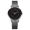 DEFFRUN XR3282 Business Style Bracelet en acier maillé Simple Design Mode Hommes Montre à Quartz
