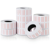 Deli 10 Rouleaux Prix Étiquettes Papier Unique Rangée Blanc Étiquette Papier Supermarché Épicerie Papier Autocollants po