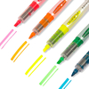 Deli 33530 5 pièces / ensemble surligneur stylos fluorescents marqueur stylo papeterie bureau fournitures scolaires