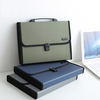 Deli 5556 1 pièces A4 sac dorgue multi-niveaux extensible dossier à boucle étudiant affaires travail bureau documen