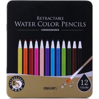 Deli 6507 12 couleurs Fournitures scolaires crayon de couleur