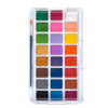 Deli 73870 24 Couleurs Solide Couleur Aquarelle Pigment Ensemble Portable Peint À La Main Aquarelle Pigment avec Peintur