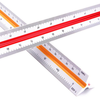 Deli 8930 règle triangulaire détudiant règle règle de mesure de cartographie règle triangulaire étudiant pour 30cm