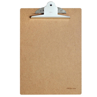 Deli 9227 A4 Clip en bois Conseil Portable Conseil décriture Presse-papiers Bureau École Réunion Accessoires Avec C