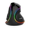Delux M618 PLUS filaire vertical RVB souris de jeu 6 boutons 4000 DPI ergonomie optique souris droite pour ordinateur po