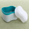 Dentaires boîte contenant de la prothèse dentaire orthodontique boîtier bleu gouttière