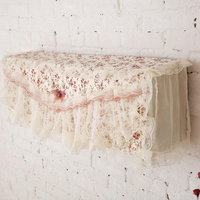 Dentelle Pastorale Tissu Fleur Hook Couverture Coton Air Conditionné Tissu Couverture De Poussière