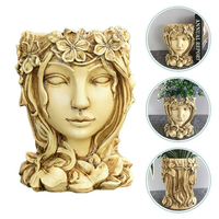 Déesse succulente planteur fille pot de fleurs bonsa Pot de fleur pour la maison jardin plantes pépinière tasse transpl