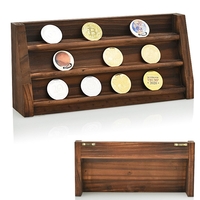 Défi en bois porte-pièces de collection porte présentoir stand décorations de plateau étagère