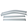 Déflecteurs de soleil de pare-soleil de fenêtre de voiture de garde garde dombre de garniture de chrome pour la bou