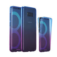Dégradé 360 ° Full Protective TPU Case pour Samsung Galaxy S8 Plus