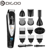 Digoo DG-800B Tondeuse de toilettage électrique pour hommes dans la tondeuse à cheveux 12 en 1