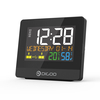 DIGOO DG-8291 Double port de charge USB Réveil Hygromètre 10W Chargeur de téléphone Snooze NAP Countdown Desktop Horloge
