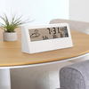 Digoo DG-AN0211 Écran Transparent Station Météo Réveil Hygromètre Intérieur Thermomètre Prévisions Météo Capteur Horloge