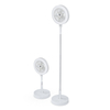 Digoo DG-PFL6 Ventilateur de charge USB rétractable portable avec anneau lumineux 7200mAh Batterie Timing Control Touch