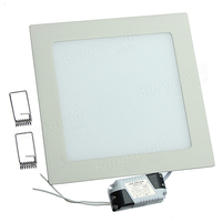 Dimmable 15W Square Ultra Thin Plafond Energy Saving LED Panneau de lumière