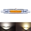 Dimmable 78MM AC220-240V 5W R7S LED Tube en verre ampoule COB pour remplacement dhalogène de projecteur