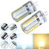 Dimmable G4 3W Blanc / Blanc Chaud 3014SMD LED Ampoule Silicone 110-120V