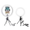 Dimmable LED Lampe annulaire 18CM 26CM Lumière dappoint pour maquillage Diffusion en direct Selfie Photographie Enr