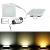 Dimmable Ultra Thin 9W LED Plafond Panneau Carré Lampe Down Light