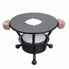 Ding-style Cire Melting Pot Timbre Voeux Sceau Cire Four Poêle Arts Artisanat Bougie De Cire
