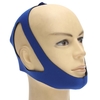 Dispositif ceinture corset bouchon de sommeil bleu contre le ronflement sangle de menton de ronflement