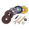 Disque de coupe 10 pièces / ensemble et accessoires de coupe de marbre en métal de tige de connexion pour meuleuse d&39