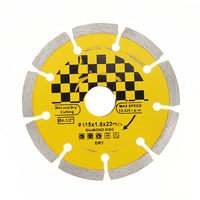 Disque de coupe dépaisseur de lame de 1.8mm de diamant Drillpro 115mm pour la porcelaine en céramique