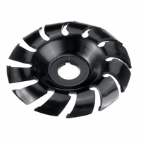 Disque de façonnage de disque de sculpture sur bois de 12 dents de 90 mm pour le travail du bois de meuleuse dangle