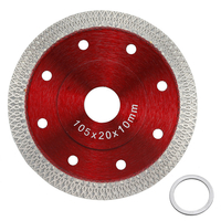 Disque de lames de scie à diamant Turbo 105/115/125 mm pour marbre en céramique de granit en céramique