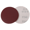 Disque de papier abrasif de flocage de 4 pouces 40-2000 grain rond crochet et boucle papier abrasif de polissage