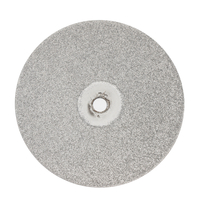 Disque de polissage lapidaire de polissage lapidaire de grain 60 de roue de recouvrement enduite de diamant de 6 pouces