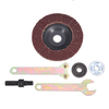 Disque de ponçage de disque de 100 mm avec 5 écrous à bride Accessoires de meulage pour meuleuse dangle