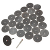 Disque de roue de coupe en résine 25 pièces + outil rotatif à mandrin