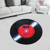 Disque vinyle de 60/80/100 / 120cm imprimé Soft tapis rond de tapis de chambre de tapis de plancher de tapis de chambre