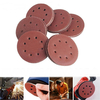 Disques de ponçage de boucle de crochet de 125MM 8 trous ornent le tapis de papier de verre 60/80/100/120 / 240Grit