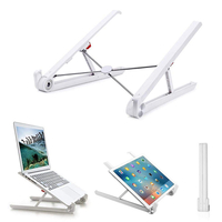Dissipation de chaleur de support dordinateur portable réglable en hauteur pliable de bureau portable pour ordinate