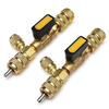 Dissolvant de valve de Schrader Dual Taille 1/4 5/16 pouces Outil dinstallation de port
